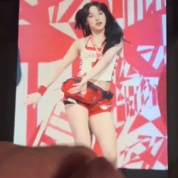 i-dle yuqi cum tribute - kpop asian korean chinese idol with verbal dirty talk