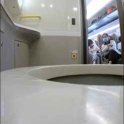 Chinese airplane toilet