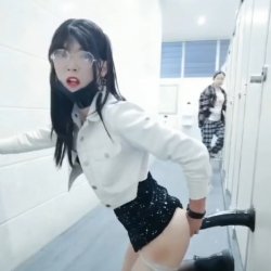 Shameless Chinese CD caught in public