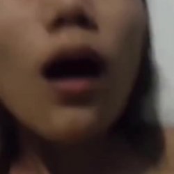 Thai girl sucking dick then grinding on it