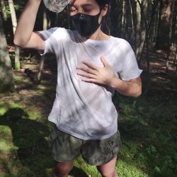 POV: A very HOT 🥵 day at the park ...Can you help me freshen up?🔥